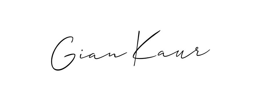 How to Draw Gian Kaur signature style? Allison_Script is a latest design signature styles for name Gian Kaur. Gian Kaur signature style 2 images and pictures png