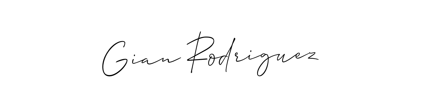 Once you've used our free online signature maker to create your best signature Allison_Script style, it's time to enjoy all of the benefits that Gian Rodriguez name signing documents. Gian Rodriguez signature style 2 images and pictures png