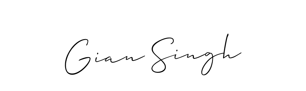 Make a short Gian Singh signature style. Manage your documents anywhere anytime using Allison_Script. Create and add eSignatures, submit forms, share and send files easily. Gian Singh signature style 2 images and pictures png