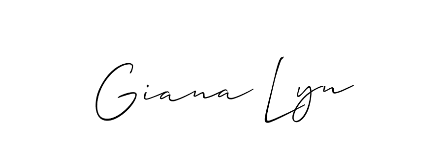 Similarly Allison_Script is the best handwritten signature design. Signature creator online .You can use it as an online autograph creator for name Giana Lyn. Giana Lyn signature style 2 images and pictures png