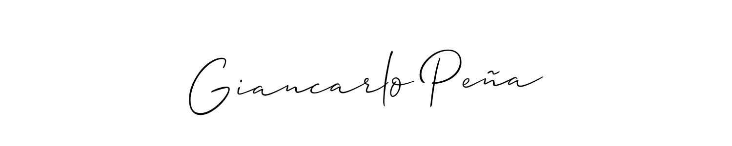 Make a beautiful signature design for name Giancarlo Peña. Use this online signature maker to create a handwritten signature for free. Giancarlo Peña signature style 2 images and pictures png