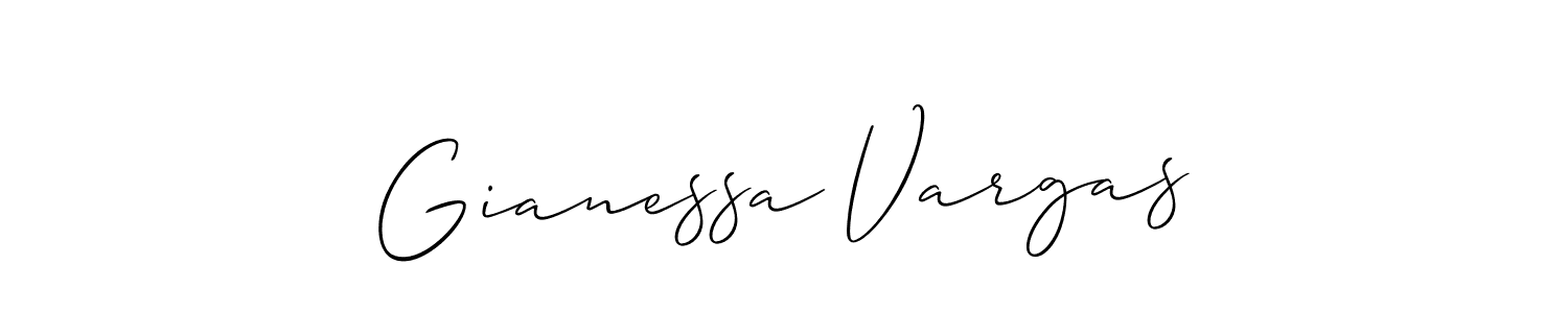 Once you've used our free online signature maker to create your best signature Allison_Script style, it's time to enjoy all of the benefits that Gianessa Vargas name signing documents. Gianessa Vargas signature style 2 images and pictures png