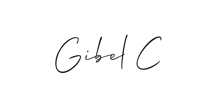 Also You can easily find your signature by using the search form. We will create Gibel C name handwritten signature images for you free of cost using Allison_Script sign style. Gibel C signature style 2 images and pictures png