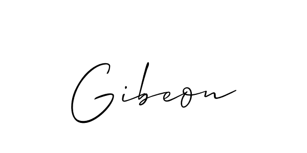 Make a beautiful signature design for name Gibeon. Use this online signature maker to create a handwritten signature for free. Gibeon signature style 2 images and pictures png