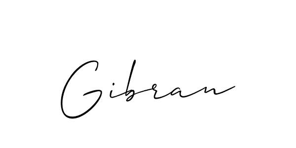 The best way (Allison_Script) to make a short signature is to pick only two or three words in your name. The name Gibran include a total of six letters. For converting this name. Gibran signature style 2 images and pictures png