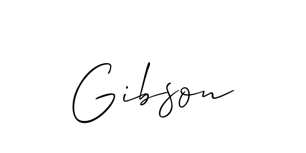 Allison_Script is a professional signature style that is perfect for those who want to add a touch of class to their signature. It is also a great choice for those who want to make their signature more unique. Get Gibson name to fancy signature for free. Gibson signature style 2 images and pictures png