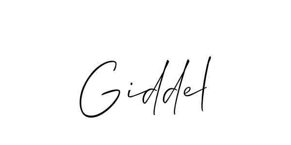 Best and Professional Signature Style for Giddel. Allison_Script Best Signature Style Collection. Giddel signature style 2 images and pictures png