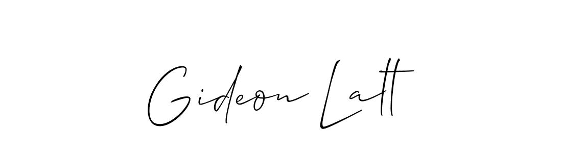 How to Draw Gideon Lalt signature style? Allison_Script is a latest design signature styles for name Gideon Lalt. Gideon Lalt signature style 2 images and pictures png