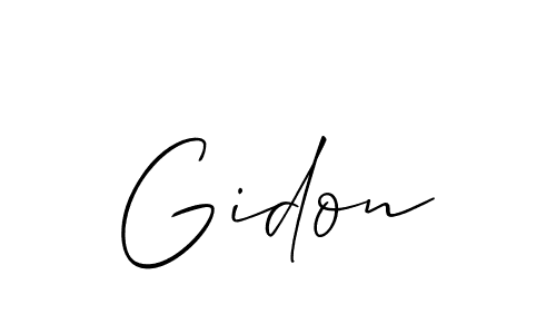 Similarly Allison_Script is the best handwritten signature design. Signature creator online .You can use it as an online autograph creator for name Gidon. Gidon signature style 2 images and pictures png