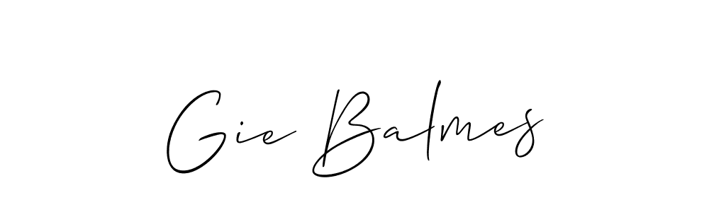 See photos of Gie Balmes official signature by Spectra . Check more albums & portfolios. Read reviews & check more about Allison_Script font. Gie Balmes signature style 2 images and pictures png