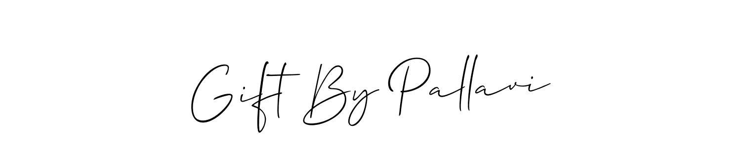 Similarly Allison_Script is the best handwritten signature design. Signature creator online .You can use it as an online autograph creator for name Gift By Pallavi. Gift By Pallavi signature style 2 images and pictures png