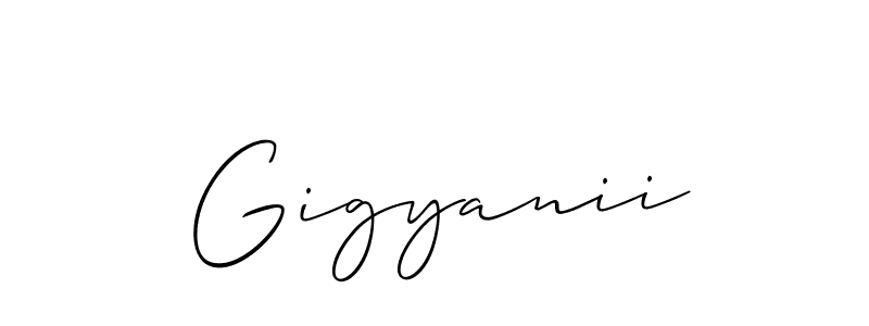 Once you've used our free online signature maker to create your best signature Allison_Script style, it's time to enjoy all of the benefits that Gigyanii name signing documents. Gigyanii signature style 2 images and pictures png