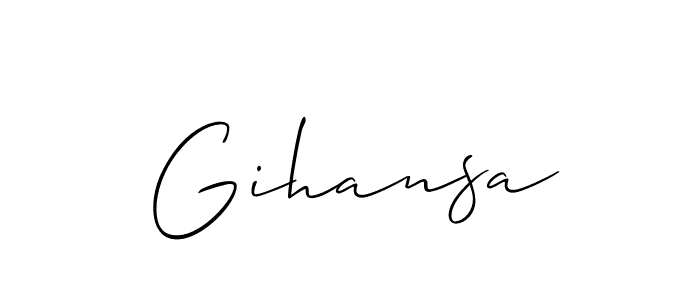 See photos of Gihansa official signature by Spectra . Check more albums & portfolios. Read reviews & check more about Allison_Script font. Gihansa signature style 2 images and pictures png
