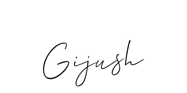Make a beautiful signature design for name Gijush. Use this online signature maker to create a handwritten signature for free. Gijush signature style 2 images and pictures png
