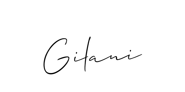 You should practise on your own different ways (Allison_Script) to write your name (Gilani) in signature. don't let someone else do it for you. Gilani signature style 2 images and pictures png