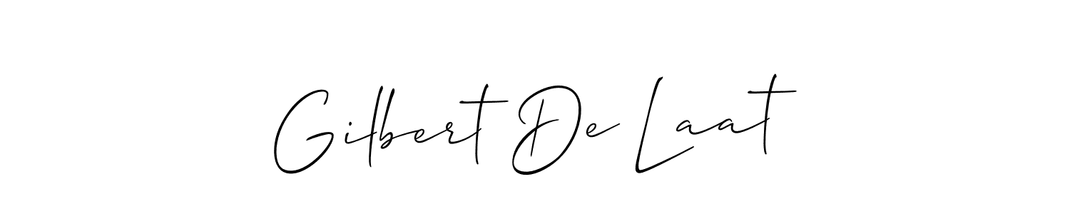 Use a signature maker to create a handwritten signature online. With this signature software, you can design (Allison_Script) your own signature for name Gilbert De Laat. Gilbert De Laat signature style 2 images and pictures png