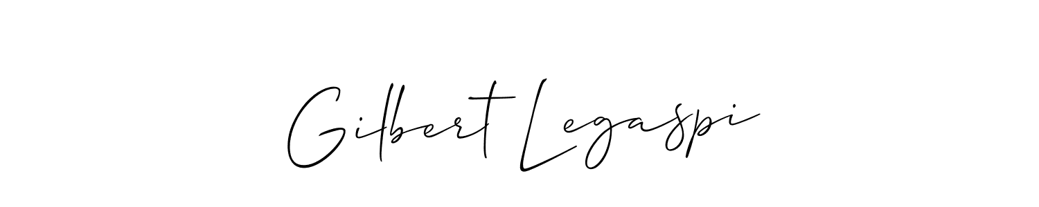 Gilbert Legaspi stylish signature style. Best Handwritten Sign (Allison_Script) for my name. Handwritten Signature Collection Ideas for my name Gilbert Legaspi. Gilbert Legaspi signature style 2 images and pictures png