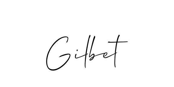 You should practise on your own different ways (Allison_Script) to write your name (Gilbet) in signature. don't let someone else do it for you. Gilbet signature style 2 images and pictures png