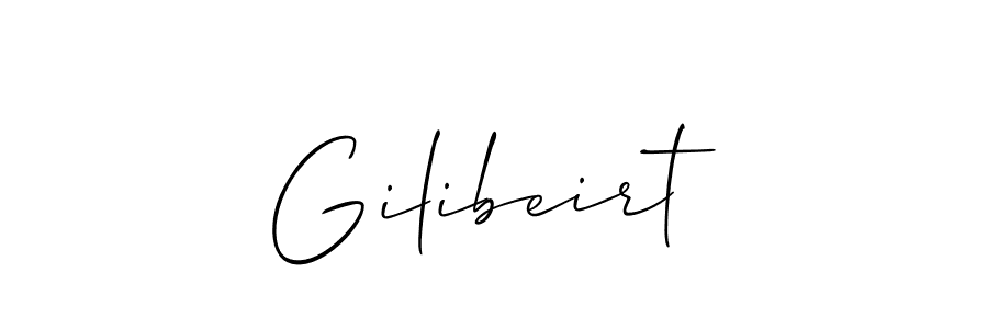 Design your own signature with our free online signature maker. With this signature software, you can create a handwritten (Allison_Script) signature for name Gilibeirt. Gilibeirt signature style 2 images and pictures png