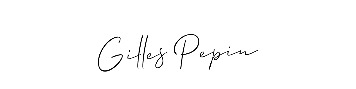 Design your own signature with our free online signature maker. With this signature software, you can create a handwritten (Allison_Script) signature for name Gilles Pepin. Gilles Pepin signature style 2 images and pictures png