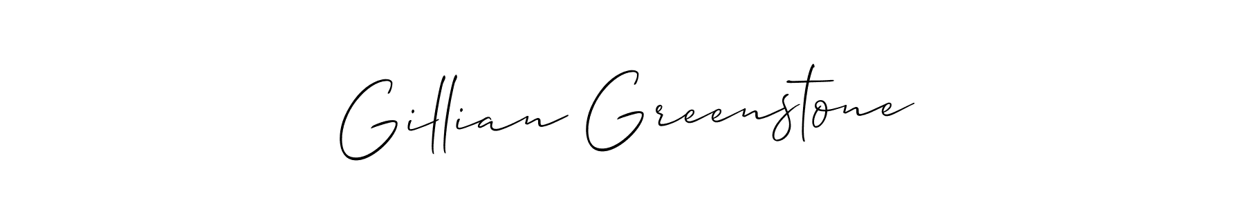 Check out images of Autograph of Gillian Greenstone name. Actor Gillian Greenstone Signature Style. Allison_Script is a professional sign style online. Gillian Greenstone signature style 2 images and pictures png