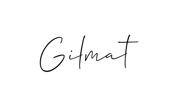 Make a short Gilmat signature style. Manage your documents anywhere anytime using Allison_Script. Create and add eSignatures, submit forms, share and send files easily. Gilmat signature style 2 images and pictures png