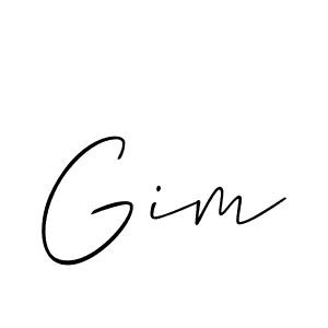 How to make Gim name signature. Use Allison_Script style for creating short signs online. This is the latest handwritten sign. Gim signature style 2 images and pictures png