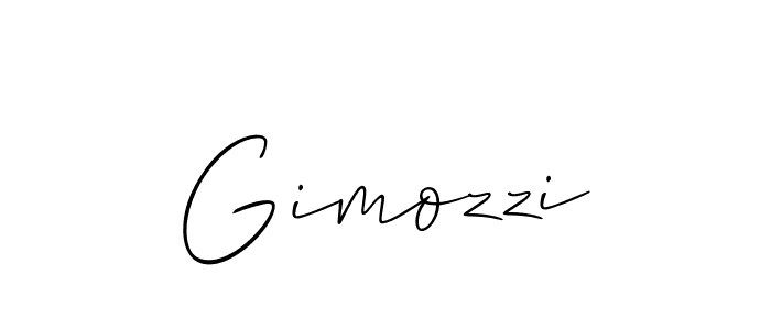 Once you've used our free online signature maker to create your best signature Allison_Script style, it's time to enjoy all of the benefits that Gimozzi name signing documents. Gimozzi signature style 2 images and pictures png