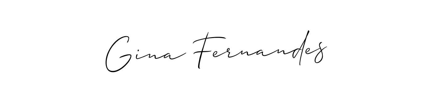 See photos of Gina Fernandes official signature by Spectra . Check more albums & portfolios. Read reviews & check more about Allison_Script font. Gina Fernandes signature style 2 images and pictures png