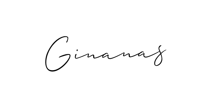Make a short Ginanas signature style. Manage your documents anywhere anytime using Allison_Script. Create and add eSignatures, submit forms, share and send files easily. Ginanas signature style 2 images and pictures png