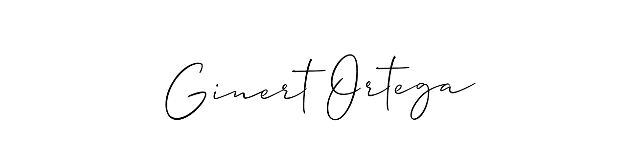 Also You can easily find your signature by using the search form. We will create Ginert Ortega name handwritten signature images for you free of cost using Allison_Script sign style. Ginert Ortega signature style 2 images and pictures png
