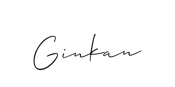 Once you've used our free online signature maker to create your best signature Allison_Script style, it's time to enjoy all of the benefits that Ginkan name signing documents. Ginkan signature style 2 images and pictures png