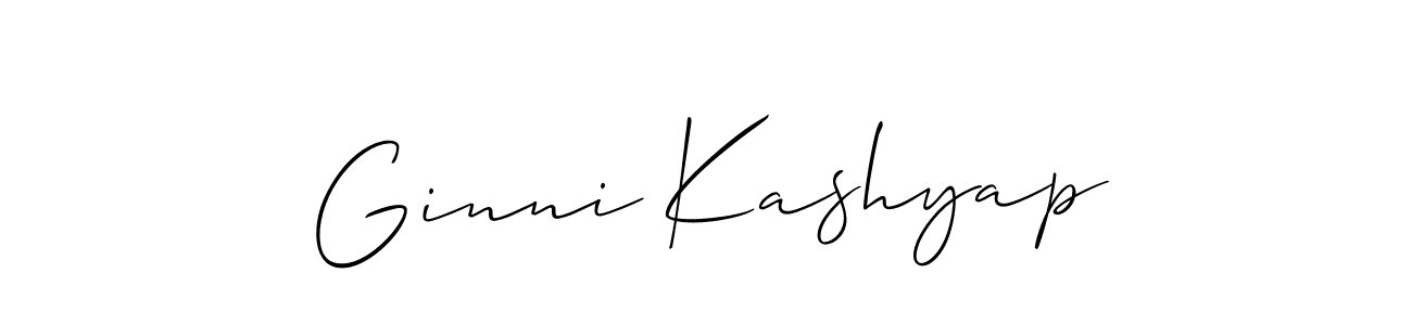 Once you've used our free online signature maker to create your best signature Allison_Script style, it's time to enjoy all of the benefits that Ginni Kashyap name signing documents. Ginni Kashyap signature style 2 images and pictures png