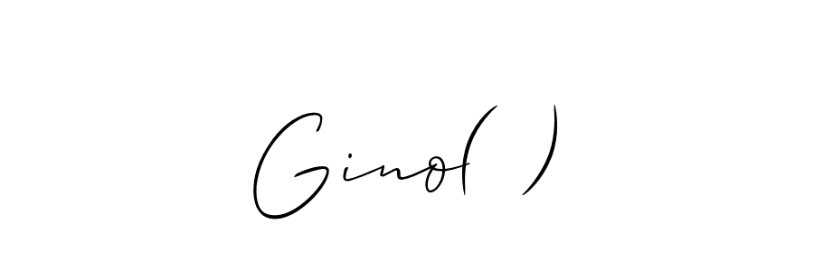 Here are the top 10 professional signature styles for the name Gino(♡). These are the best autograph styles you can use for your name. Gino(♡) signature style 2 images and pictures png