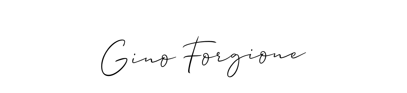 Also You can easily find your signature by using the search form. We will create Gino Forgione name handwritten signature images for you free of cost using Allison_Script sign style. Gino Forgione signature style 2 images and pictures png