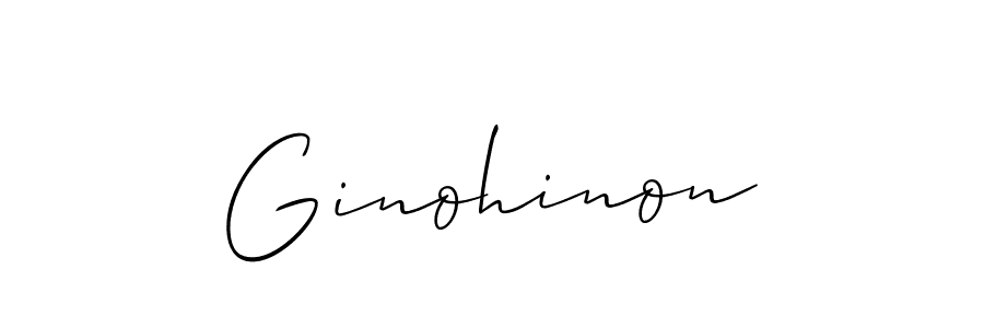 if you are searching for the best signature style for your name Ginohinon. so please give up your signature search. here we have designed multiple signature styles  using Allison_Script. Ginohinon signature style 2 images and pictures png