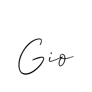 Also You can easily find your signature by using the search form. We will create Gio name handwritten signature images for you free of cost using Allison_Script sign style. Gio signature style 2 images and pictures png