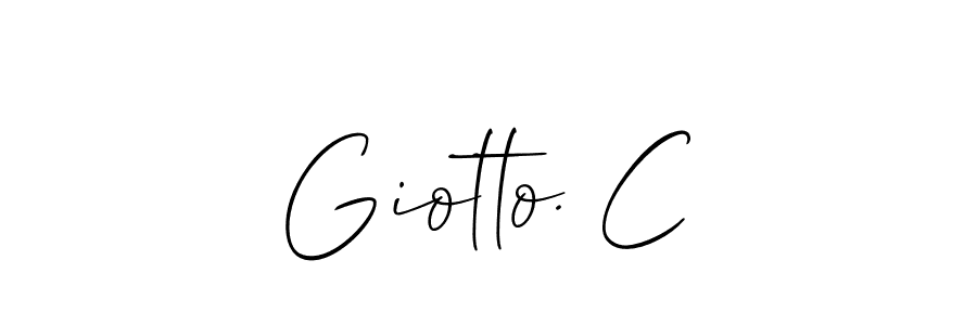 Giotto. C stylish signature style. Best Handwritten Sign (Allison_Script) for my name. Handwritten Signature Collection Ideas for my name Giotto. C. Giotto. C signature style 2 images and pictures png