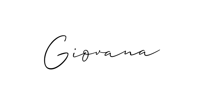 How to Draw Giovana signature style? Allison_Script is a latest design signature styles for name Giovana. Giovana signature style 2 images and pictures png