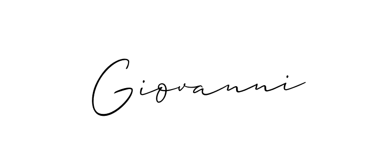 Also we have Giovanni name is the best signature style. Create professional handwritten signature collection using Allison_Script autograph style. Giovanni signature style 2 images and pictures png