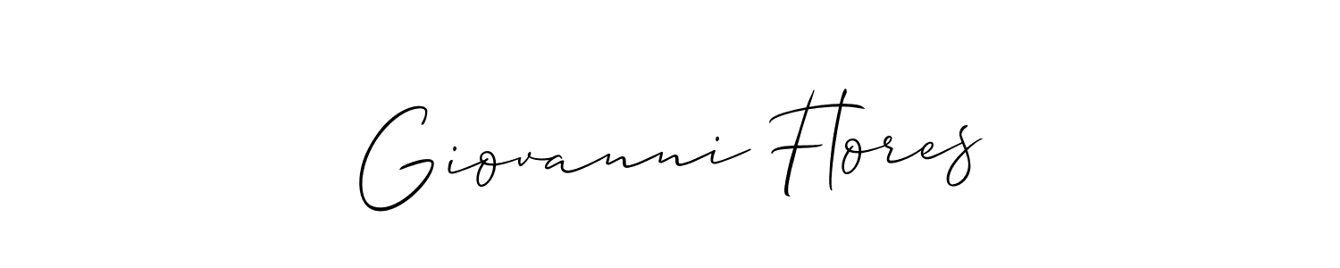 Best and Professional Signature Style for Giovanni Flores. Allison_Script Best Signature Style Collection. Giovanni Flores signature style 2 images and pictures png