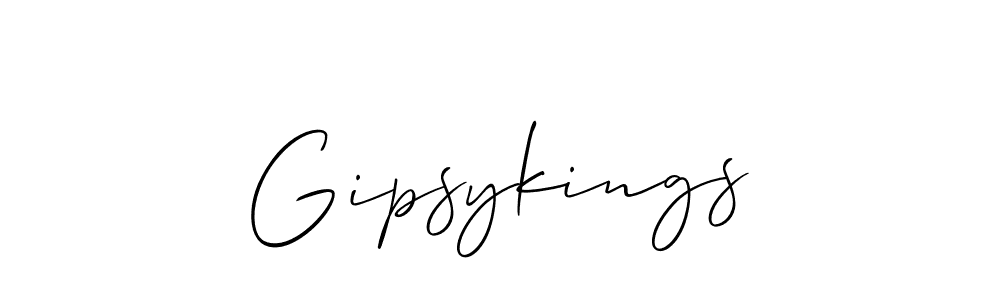Also we have Gipsykings name is the best signature style. Create professional handwritten signature collection using Allison_Script autograph style. Gipsykings signature style 2 images and pictures png