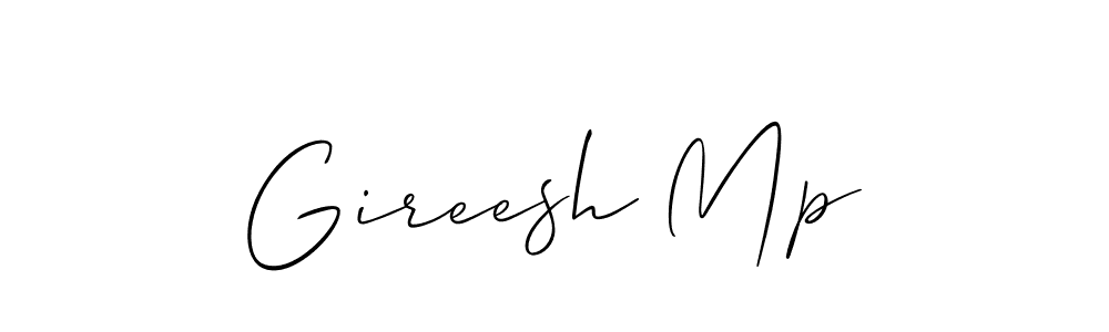 Best and Professional Signature Style for Gireesh Mp. Allison_Script Best Signature Style Collection. Gireesh Mp signature style 2 images and pictures png