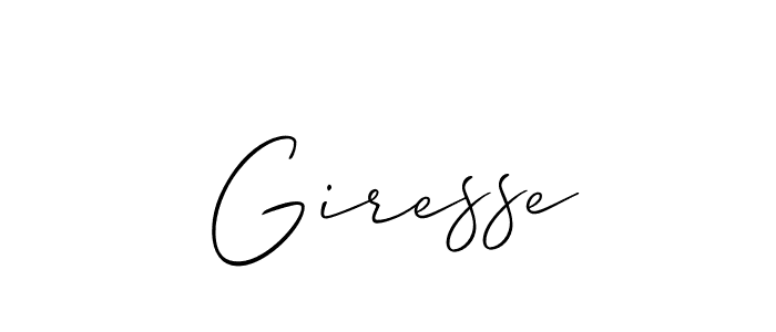 Once you've used our free online signature maker to create your best signature Allison_Script style, it's time to enjoy all of the benefits that Giresse name signing documents. Giresse signature style 2 images and pictures png