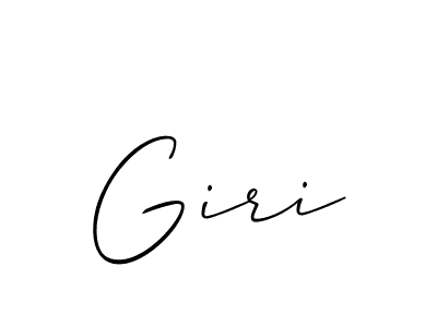 Best and Professional Signature Style for Giri. Allison_Script Best Signature Style Collection. Giri signature style 2 images and pictures png