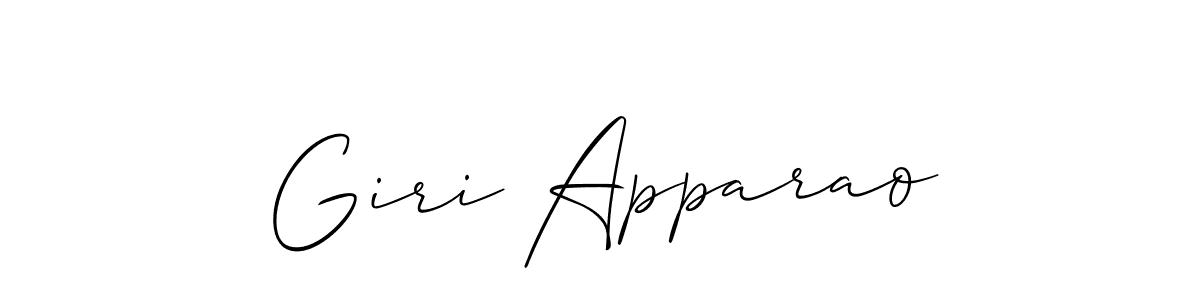 Check out images of Autograph of Giri Apparao name. Actor Giri Apparao Signature Style. Allison_Script is a professional sign style online. Giri Apparao signature style 2 images and pictures png