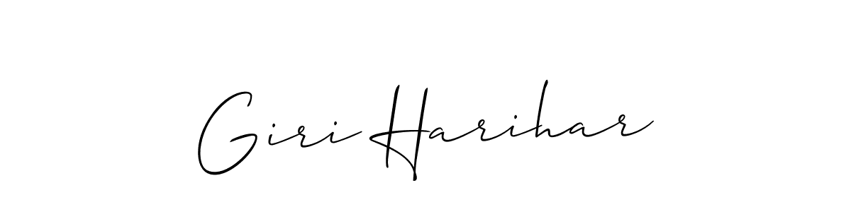 Make a beautiful signature design for name Giri Harihar. Use this online signature maker to create a handwritten signature for free. Giri Harihar signature style 2 images and pictures png