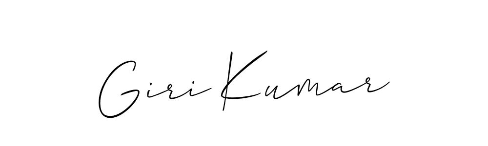 This is the best signature style for the Giri Kumar name. Also you like these signature font (Allison_Script). Mix name signature. Giri Kumar signature style 2 images and pictures png