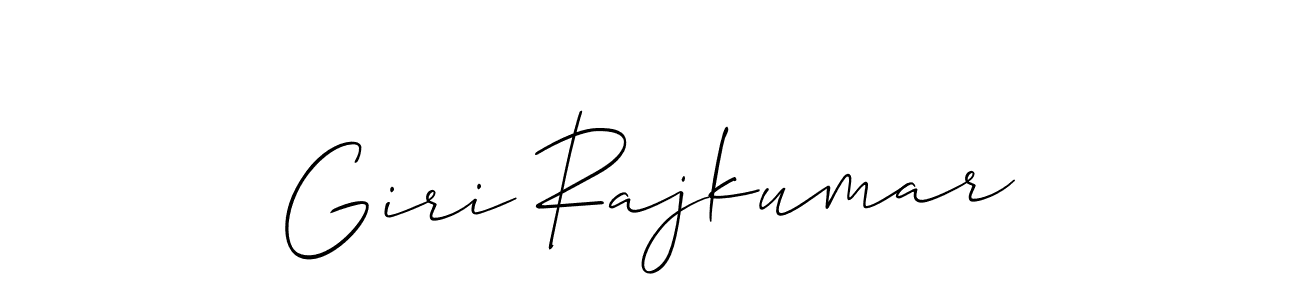 Similarly Allison_Script is the best handwritten signature design. Signature creator online .You can use it as an online autograph creator for name Giri Rajkumar. Giri Rajkumar signature style 2 images and pictures png