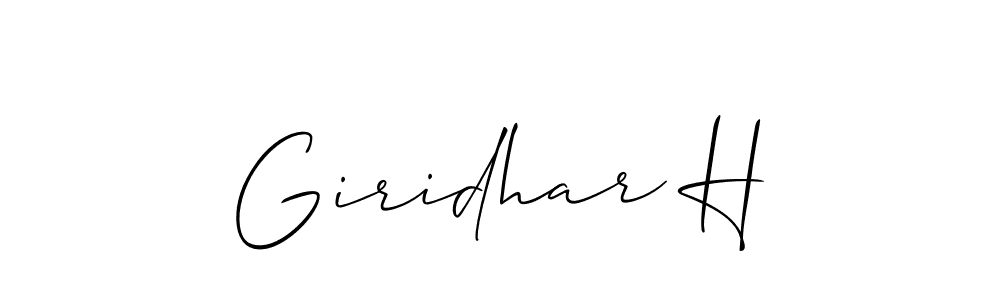 See photos of Giridhar H official signature by Spectra . Check more albums & portfolios. Read reviews & check more about Allison_Script font. Giridhar H signature style 2 images and pictures png